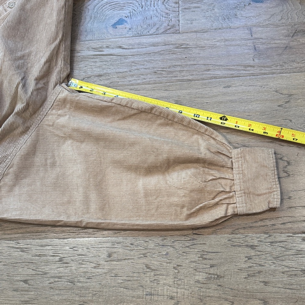 Levi's Women’s Beige Corduroy Shirt Size XL - Picture 10 of 11